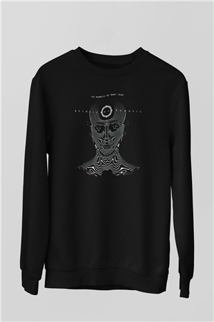 Animals as Leaders Siyah Unisex Sweatshirt