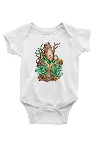 Anneler Günü Baskılı Beyaz Unisex Bebek Body - Zıbın