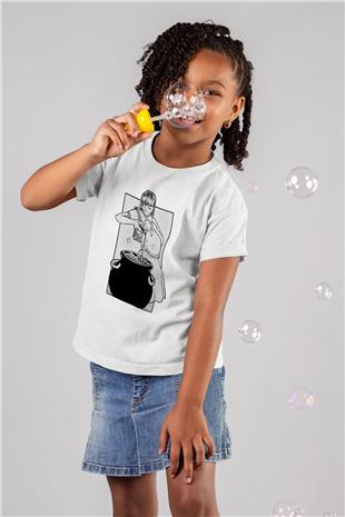 Anneler Günü Baskılı Beyaz Unisex Beyaz Çocuk Tişört - Tshirt