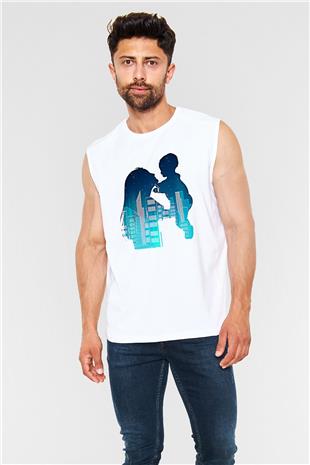 Anneler Günü Baskılı Beyaz Unisex Kolsuz Tişört - Tshirt