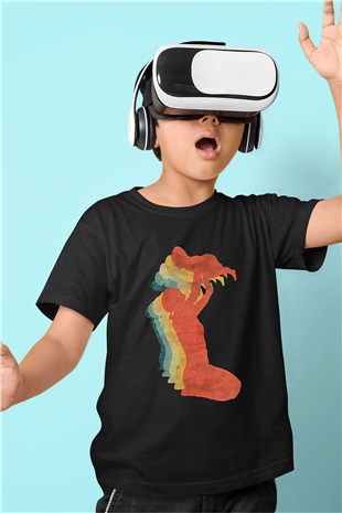 Anneler Günü Baskılı Unisex Siyah Çocuk Tişört - Tshirt