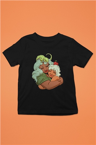 Anneler Günü Baskılı Unisex Siyah Çocuk Tişört - Tshirt