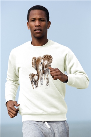 Anneler Günü Beyaz Unisex Sweatshirt