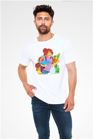 Anneler Günü Beyaz Unisex Tişört T-Shirt - TişörtFabrikası