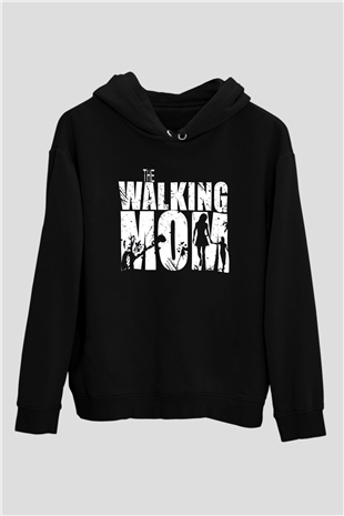 Anneler Günü Siyah Unisex Hoodie