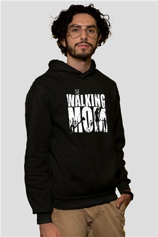 Anneler Günü Siyah Unisex Hoodie