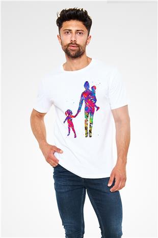 Anneler Günü Unisex Baskılı Beyaz Tişört - Tshirt