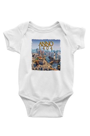 Anno 1404 Beyaz Bebek Body - Zıbın