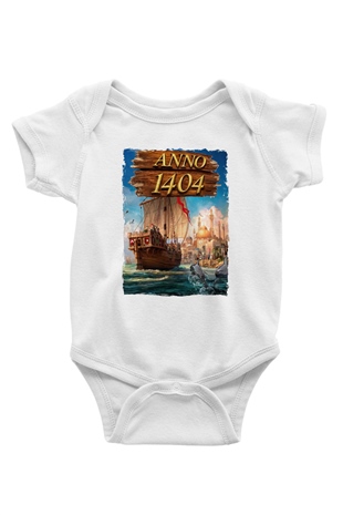 Anno 1404 Beyaz Bebek Body - Zıbın
