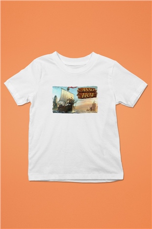 Anno 1404 Beyaz Unisex Çocuk Tişört