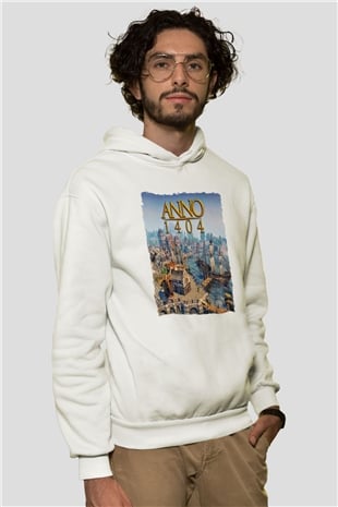 Anno 1404 Beyaz Unisex Hoodie
