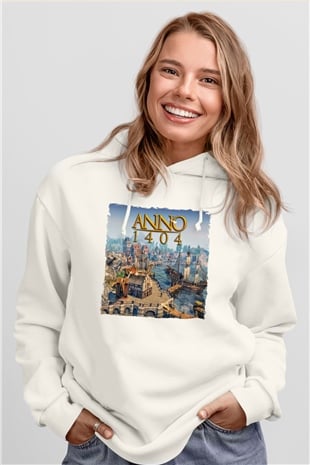 Anno 1404 Beyaz Unisex Hoodie