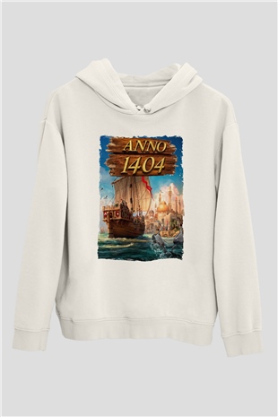 Anno 1404 Beyaz Unisex Hoodie