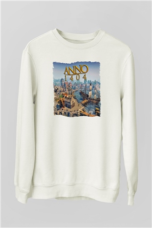 Anno 1404 Beyaz Unisex Sweatshirt