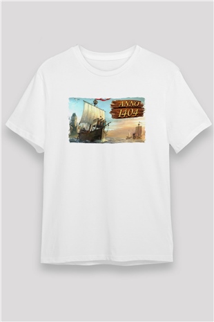 Anno 1404 Beyaz Unisex Tişört T-Shirt