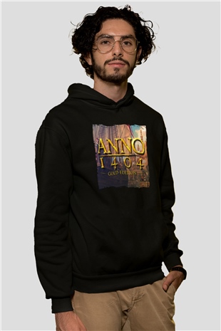 Anno 1404 Siyah Unisex Hoodie