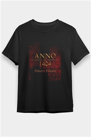 Anno 1404 Siyah Unisex Tişört T-Shirt