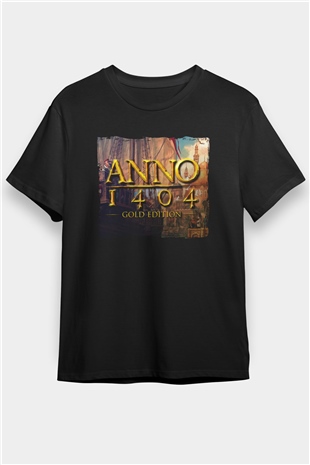 Anno 1404 Siyah Unisex Tişört T-Shirt