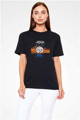 Anthrax Baskılı Unisex Siyah Tişört