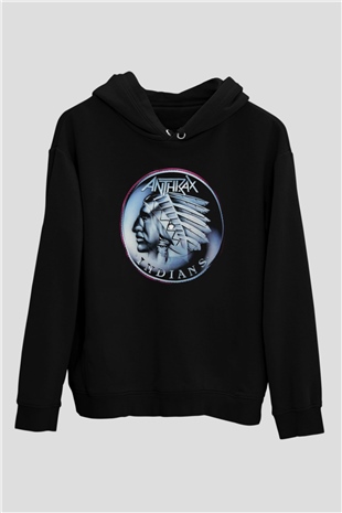 Anthrax Siyah Unisex Hoodie