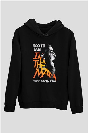 Anthrax Siyah Unisex Hoodie