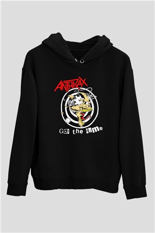Anthrax Siyah Unisex Hoodie