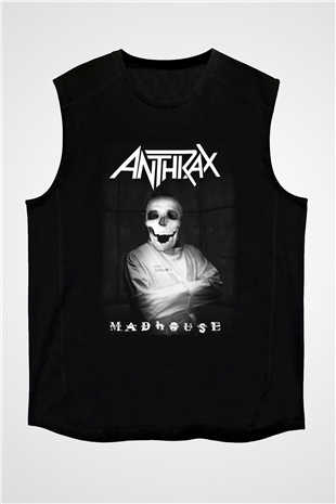 Anthrax Siyah Unisex Kolsuz Tişört