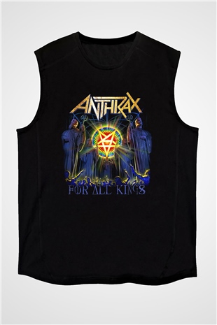 Anthrax Siyah Unisex Kolsuz Tişört