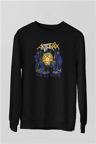 Anthrax Siyah Unisex Sweatshirt