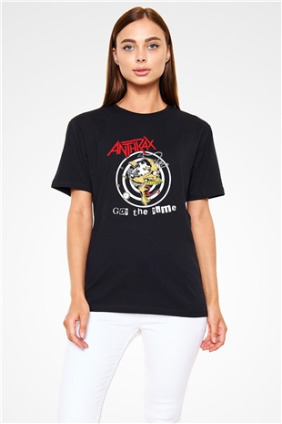 Anthrax Siyah Unisex Tişört T-Shirt - TişörtFabrikası