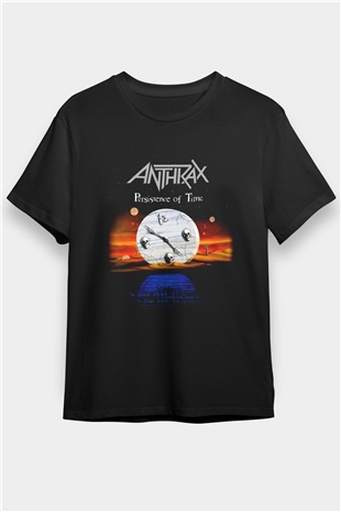 Anthrax Siyah Unisex Tişört T-Shirt - TişörtFabrikası