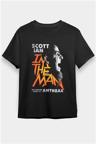 Anthrax Siyah Unisex Tişört T-Shirt - TişörtFabrikası