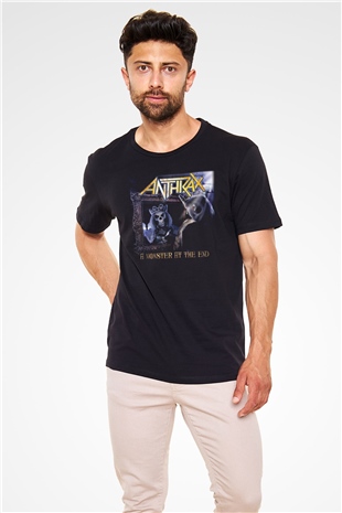 Anthrax Siyah Unisex Tişört T-Shirt - TişörtFabrikası