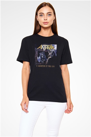 Anthrax Siyah Unisex Tişört T-Shirt - TişörtFabrikası