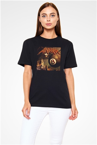 Anthrax Siyah Unisex Tişört T-Shirt - TişörtFabrikası