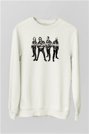 Anti-Nowhere League Beyaz Unisex Sweatshirt