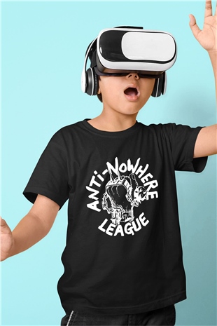 Anti-Nowhere League Siyah Unisex Çocuk Tişört