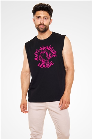 Anti-Nowhere League Siyah Unisex Kolsuz Tişört