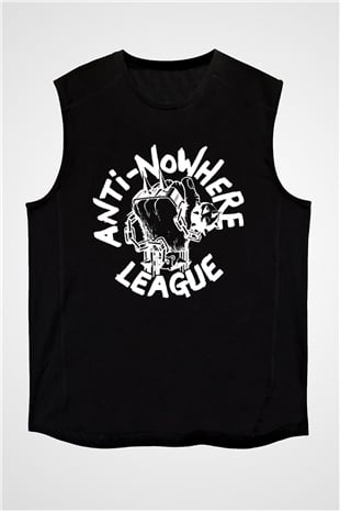 Anti-Nowhere League Siyah Unisex Kolsuz Tişört