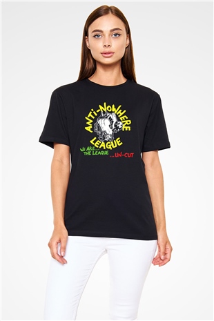 Anti-Nowhere League Siyah Unisex Tişört T-Shirt - TişörtFabrikası