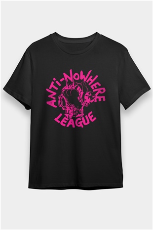 Anti-Nowhere League Siyah Unisex Tişört T-Shirt - TişörtFabrikası