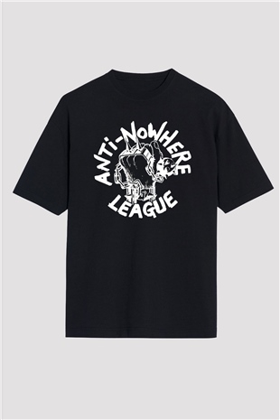 Anti-Nowhere League Siyah Oversize Tişört Oversize T-shirt - TişörtFabrikası