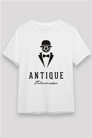 Antika satıcısı Beyaz Unisex Tişört T-Shirt - TişörtFabrikası