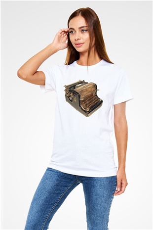 Antika satıcısı Beyaz Unisex Tişört T-Shirt - TişörtFabrikası