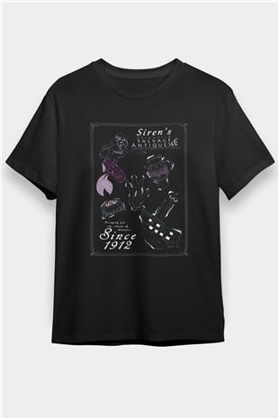Antika satıcısı Siyah Unisex Tişört T-Shirt - TişörtFabrikası