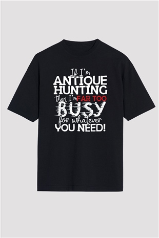 Antika satıcısı Siyah Oversize Tişört Oversize T-shirt - TişörtFabrikası
