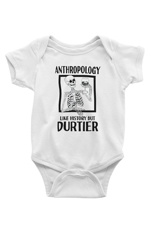 Antropolog Beyaz Bebek Body - Zıbın