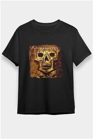 Apocalyptica Baskılı Unisex Siyah Tişört
