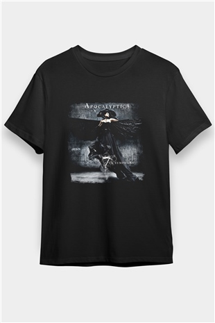 Apocalyptica Baskılı Unisex Siyah Tişört