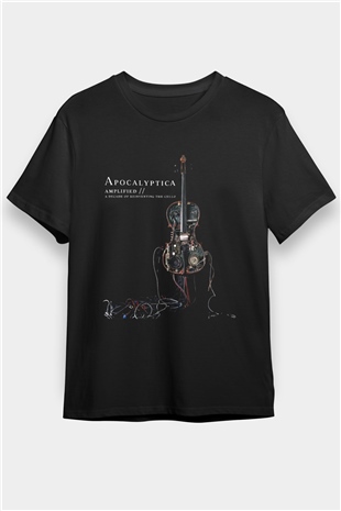 Apocalyptica Siyah Unisex Tişört T-Shirt - TişörtFabrikası